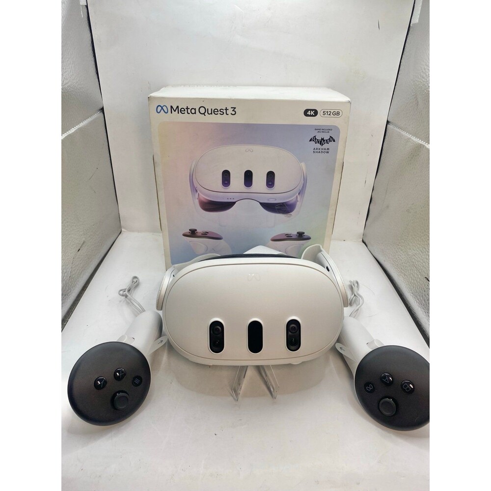 Meta Quest 3 512GB 4K Standalone All-in-One VR Headset GREAT CONDITION! In box